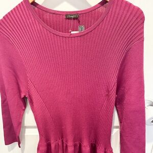 NWT J McLaughlin Purple Sweater Dress- Medium